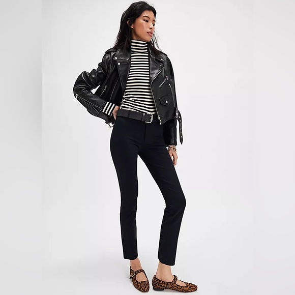 Free People Pants - FREE PEOPLE Molly Slim Pants Trousers Black NWT